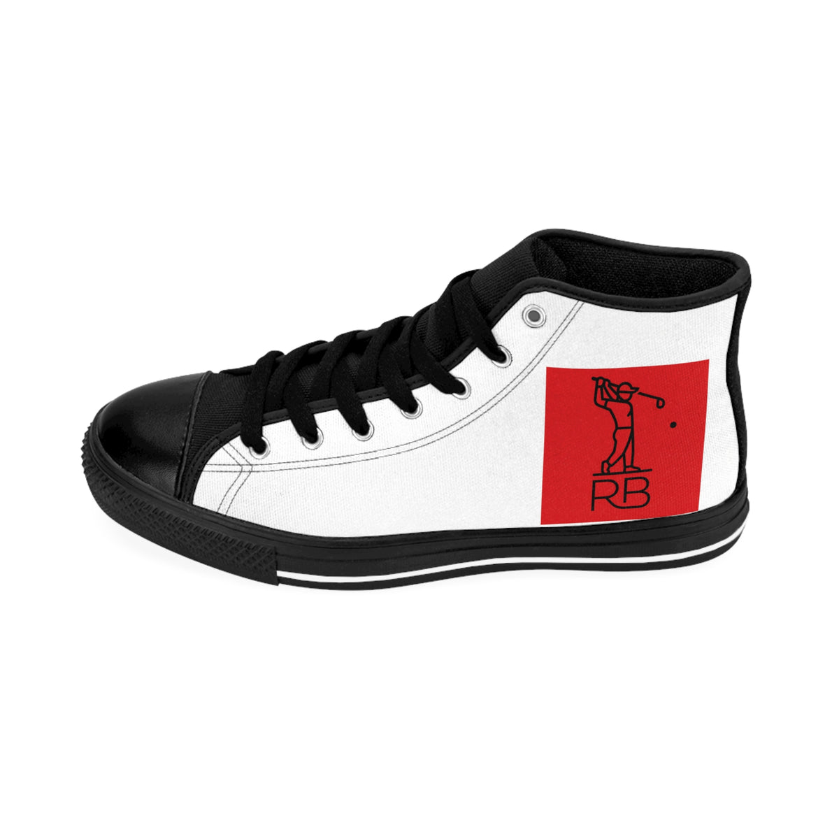 RB Golfer High Top Sneakers | Canvas Lace-Up Shoes | Richard Brokman