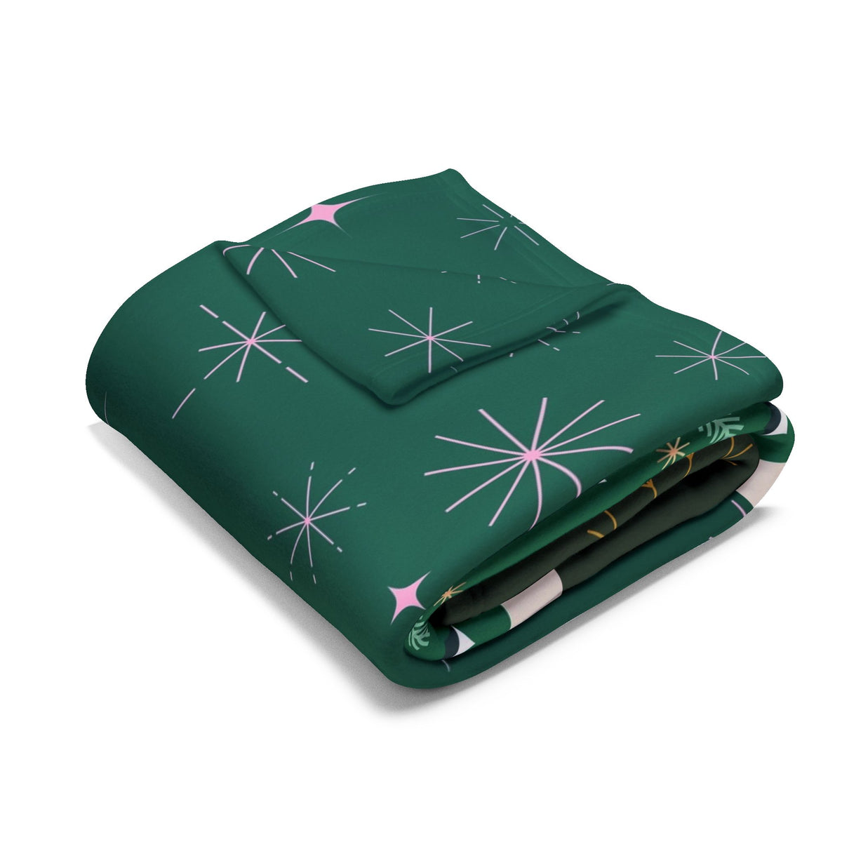 Christmas Penguin Fleece Blanket | Ho Ho Ho Holiday Throw | Cute Penguins Arctic Fleece Blanket 30x40
