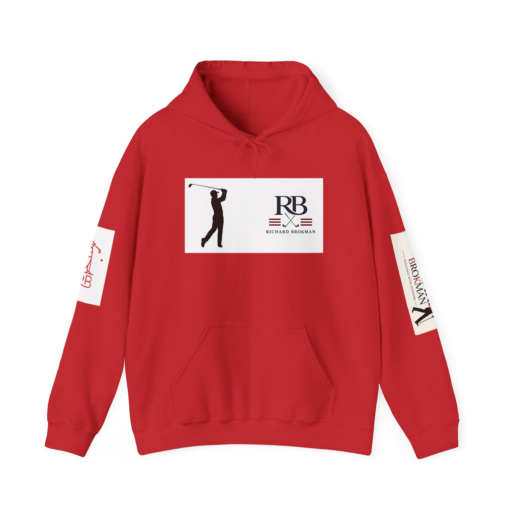 RB Golfer Silhouette Hoodie | Heavy Blend Pullover | Richard Brokman