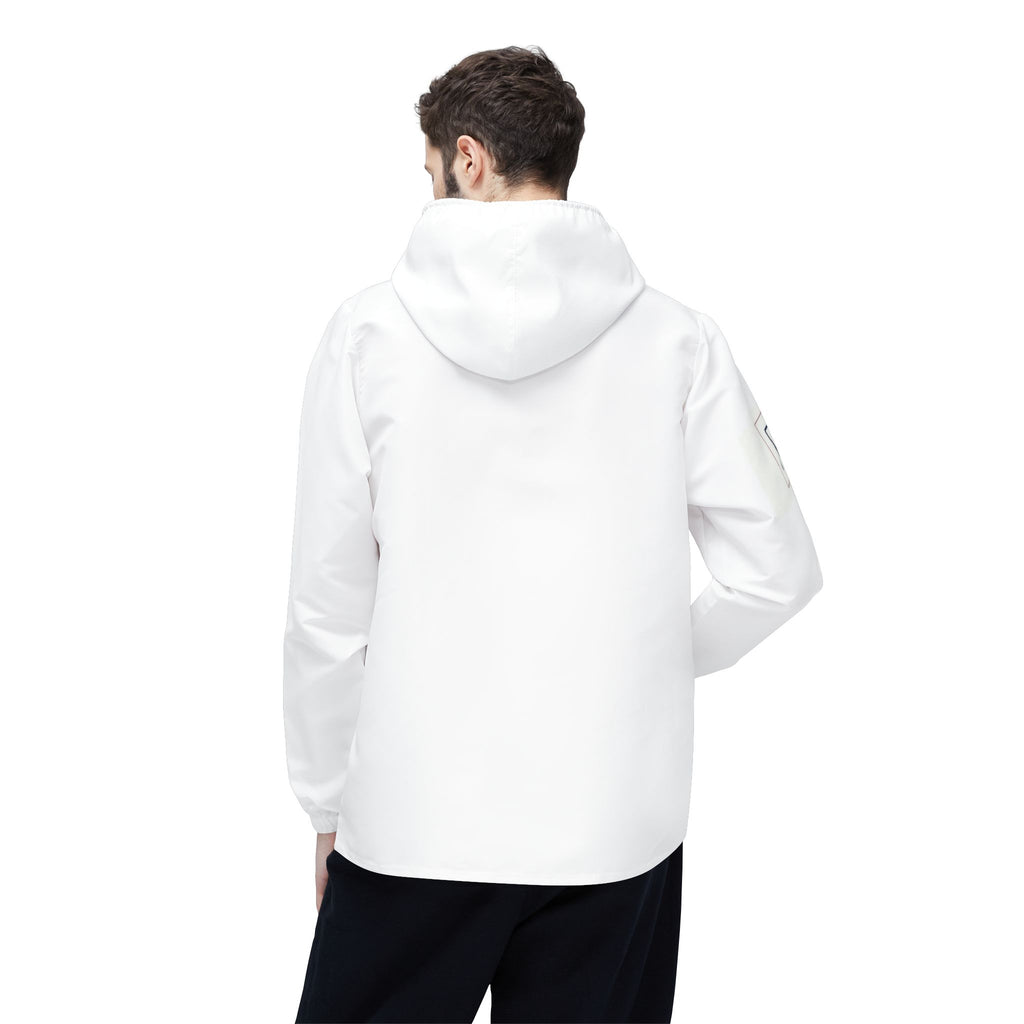 RB Monogram Windbreaker Jacket | Lightweight Hooded Zip Jacket | Richard Brokman