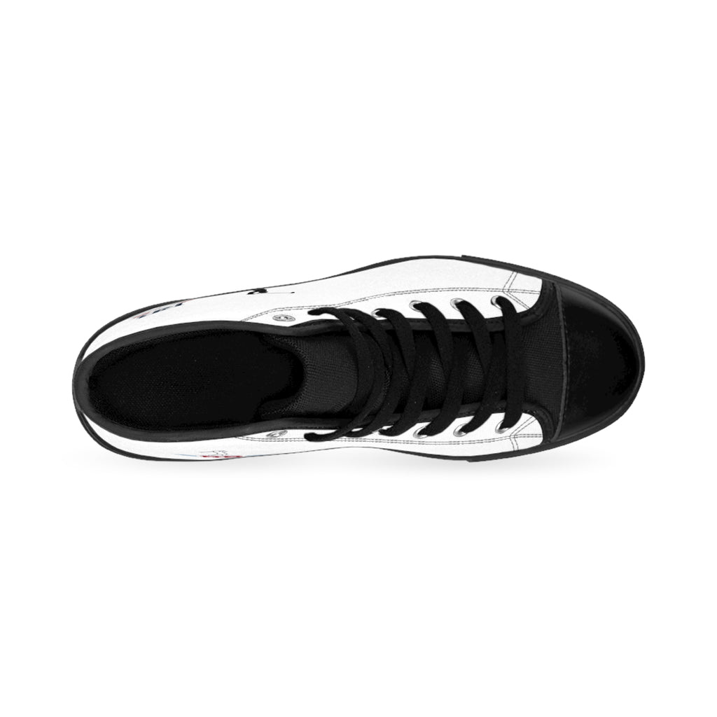 Men's Golf High-Top Sneakers | Golfer Silhouette & RB Monogram Canvas Shoes | Richard Brokman