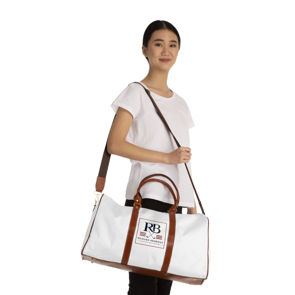 RB Monogram Weekender Bag | Waterproof Travel Duffel | Richard Brokman