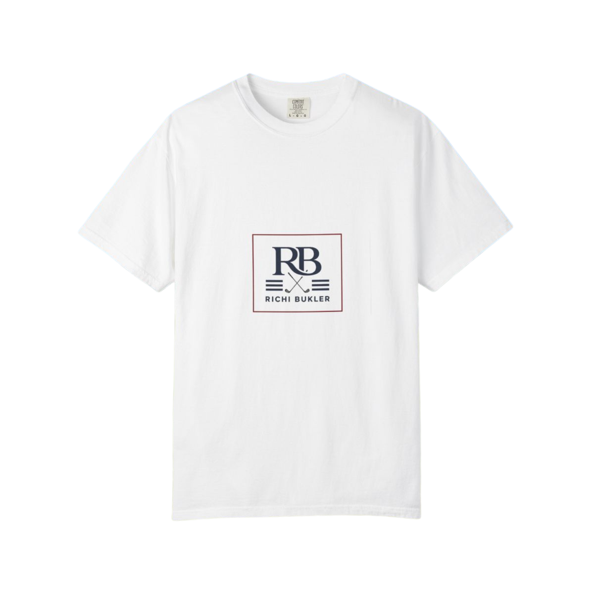 RB Monogram Golf Tee | Garment-Dyed Heavyweight T-Shirt | Richard Brokman