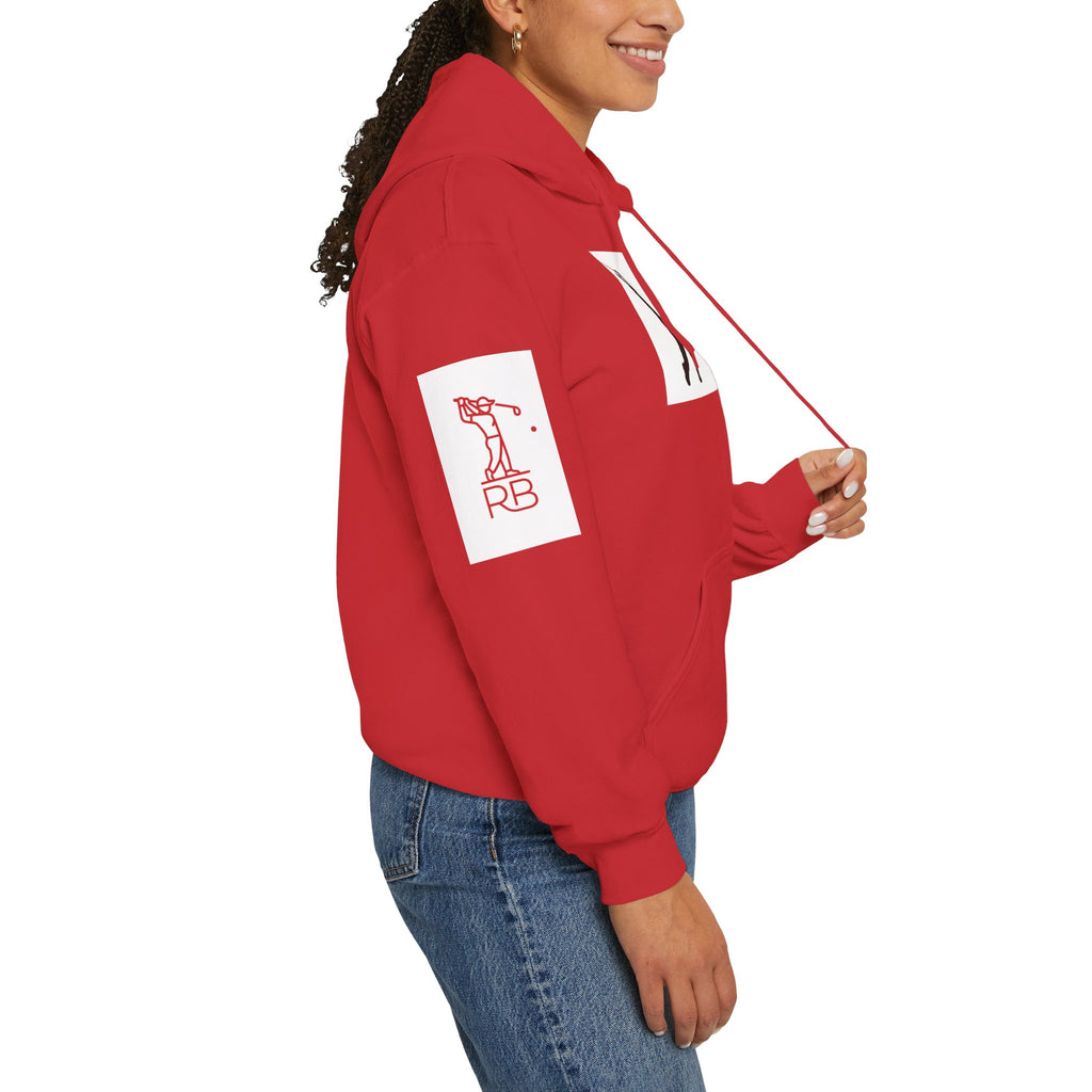RB Golfer Silhouette Hoodie | Heavy Blend Pullover | Richard Brokman