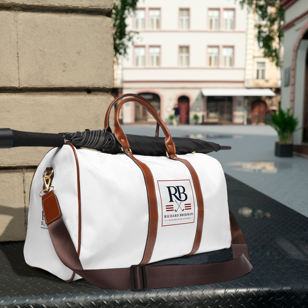 RB Monogram Weekender Bag | Waterproof Travel Duffel | Richard Brokman