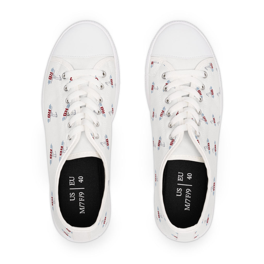 Fire Truck Sneakers for Women | Cute Mini Red Fire Engine Pattern Low-Top Canvas Shoes | Firefighter Gift