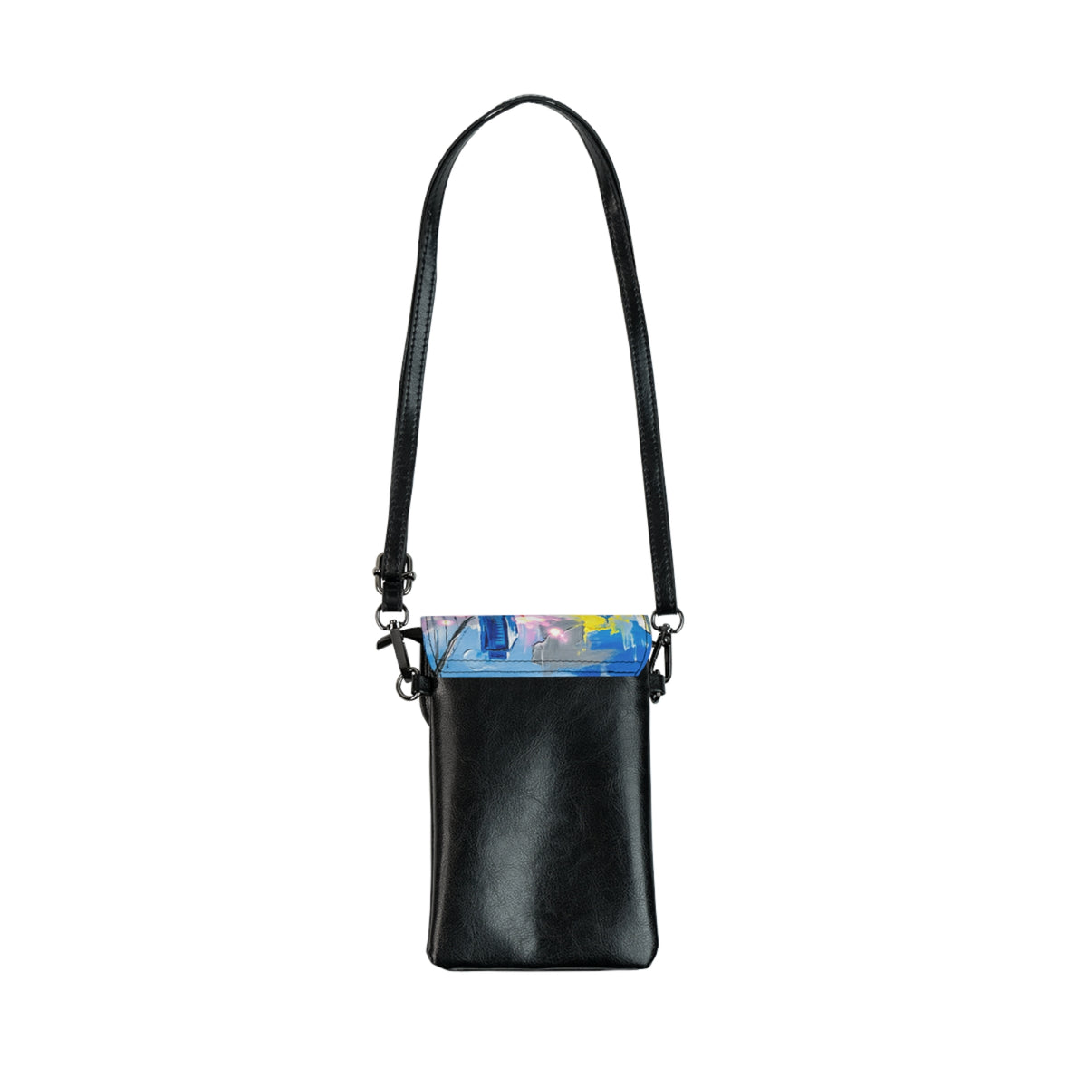 RB City Skyline Crossbody Phone Pouch | Small Phone Wallet Bag | Richard Brokman