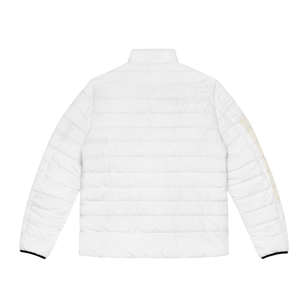 RB Monogram Puffer Jacket | Quilted Full-Zip Winter Jacket | Richard Brokman