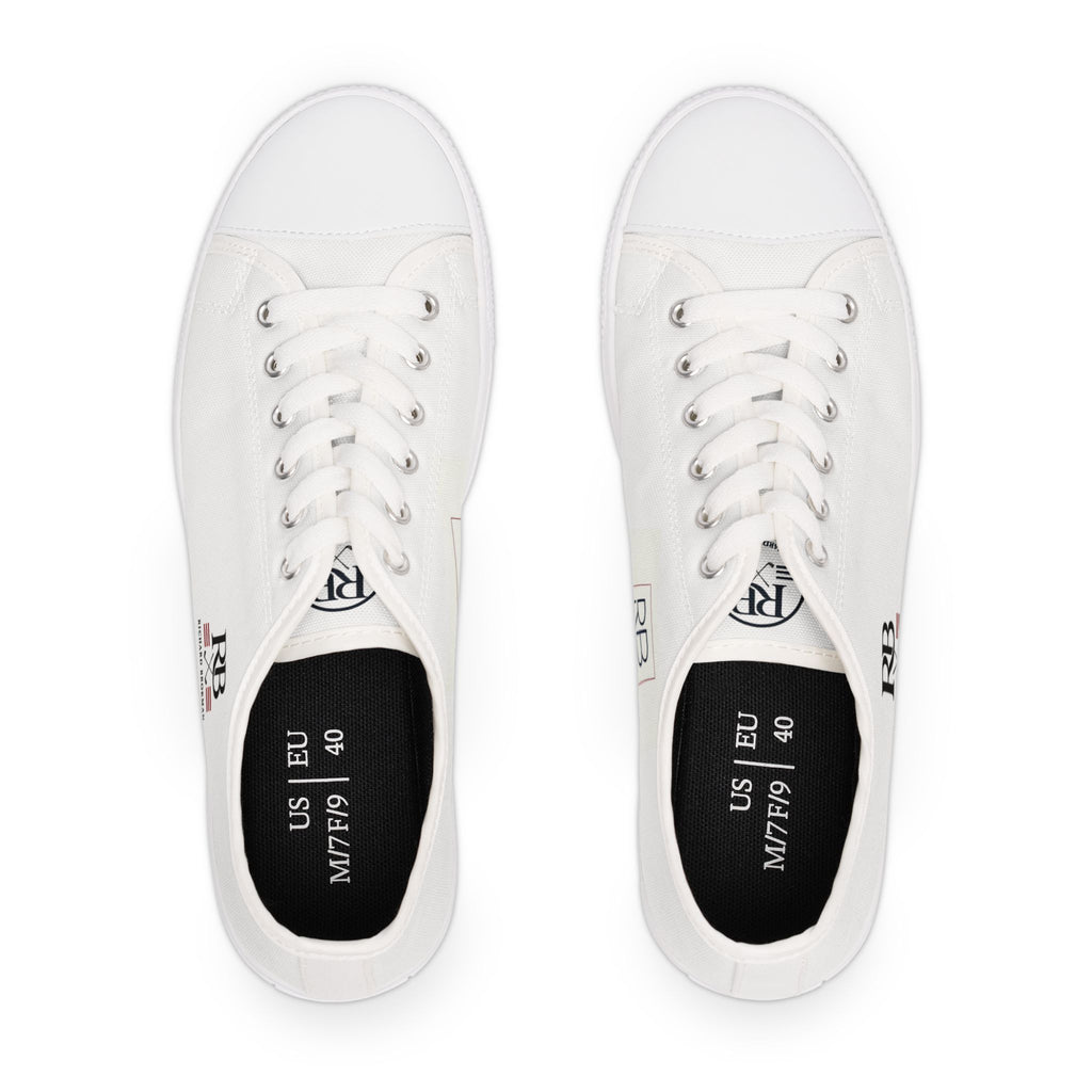Flag Stripe Logo Sneakers | Low Top Sneakers