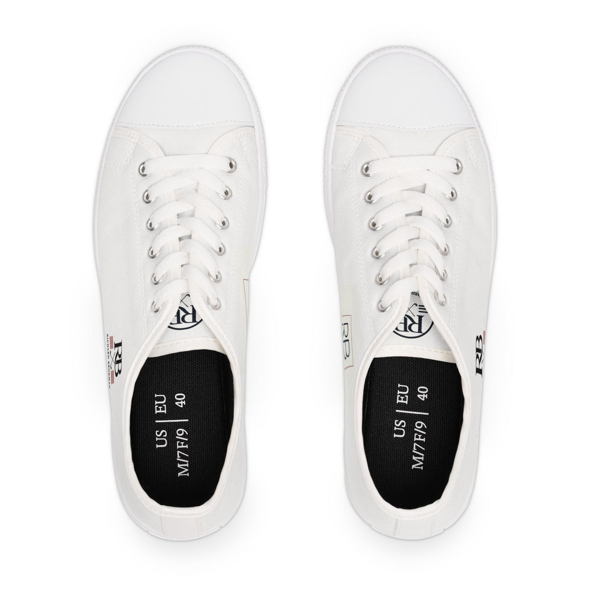 Flag Stripe Logo Sneakers | Low Top Sneakers