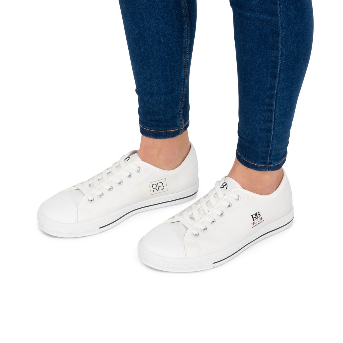 Flag Stripe Logo Sneakers | Low Top Sneakers