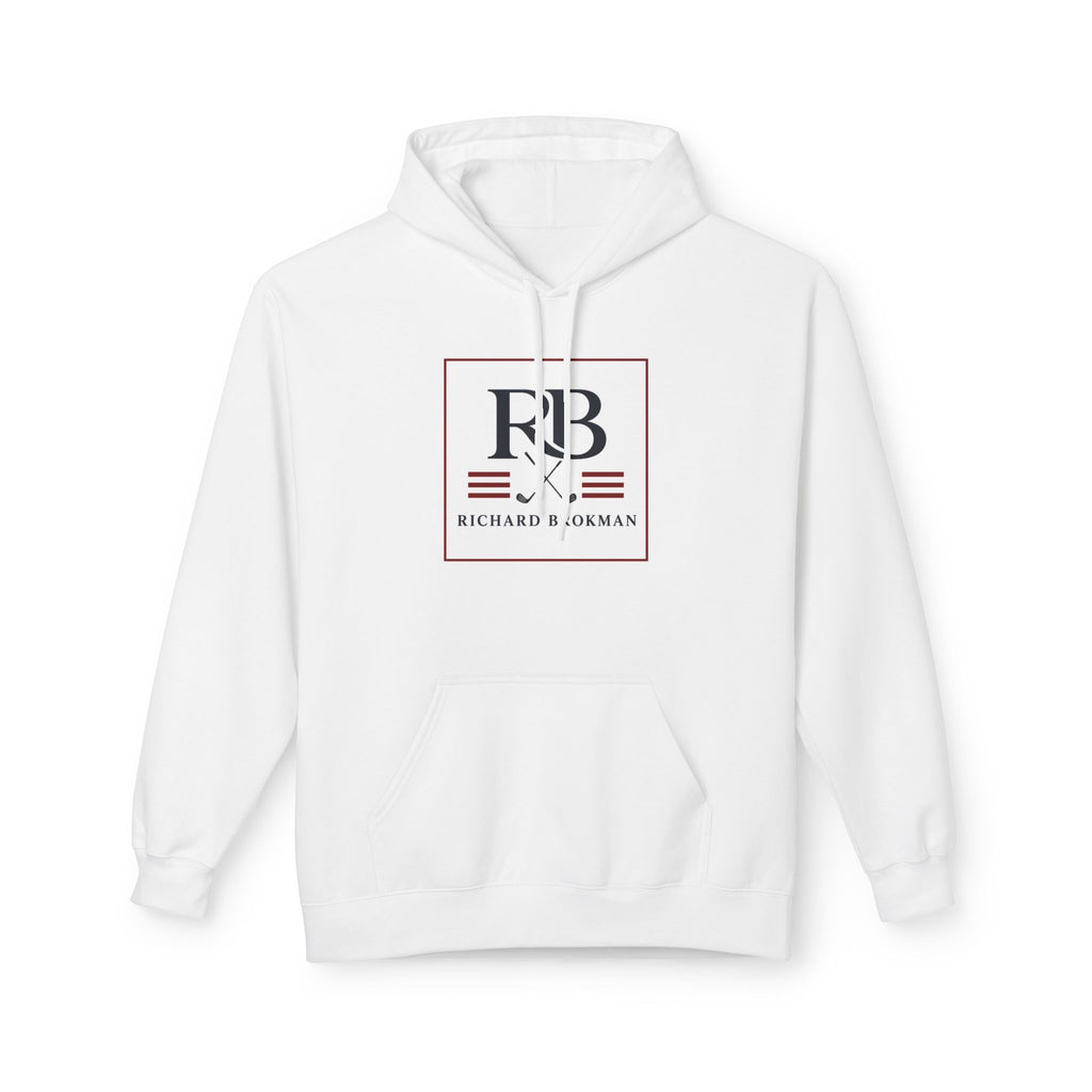 RB Monogram Hoodie | Minimal Square Logo Pullover | Richard Brokman
