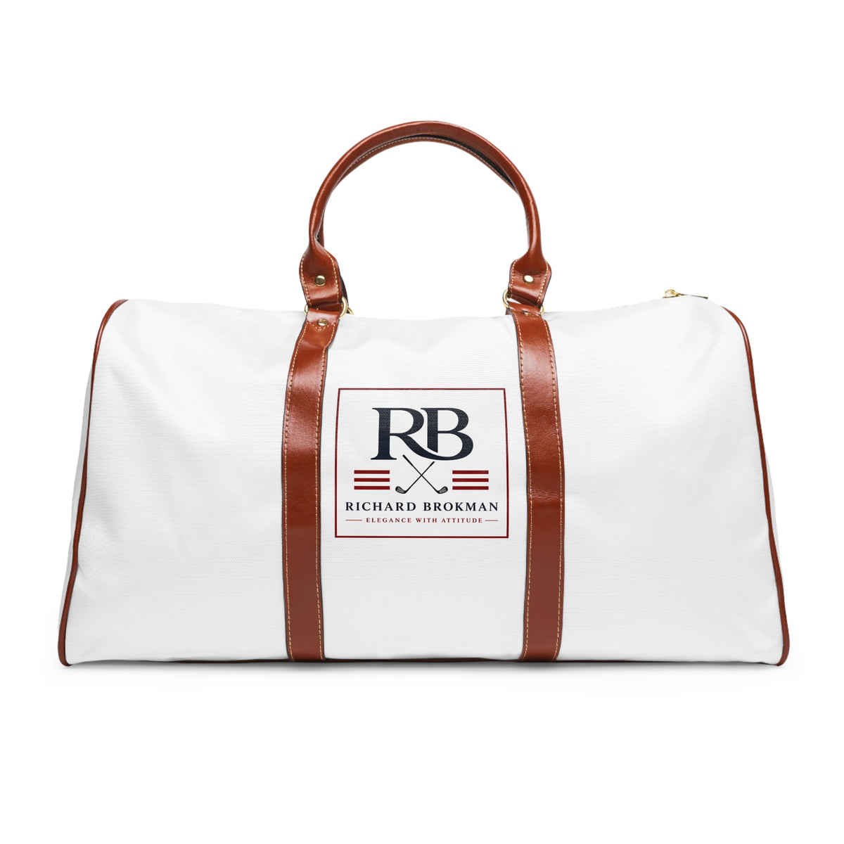RB Monogram Weekender Bag | Waterproof Travel Duffel | Richard Brokman
