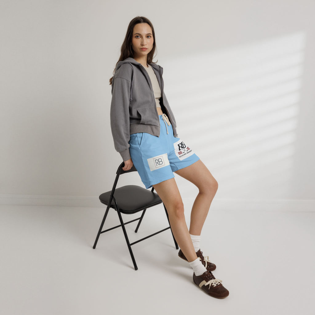 RB Monogram Sweat Shorts | Garment-Dyed Lounge Shorts | Richard Brokman