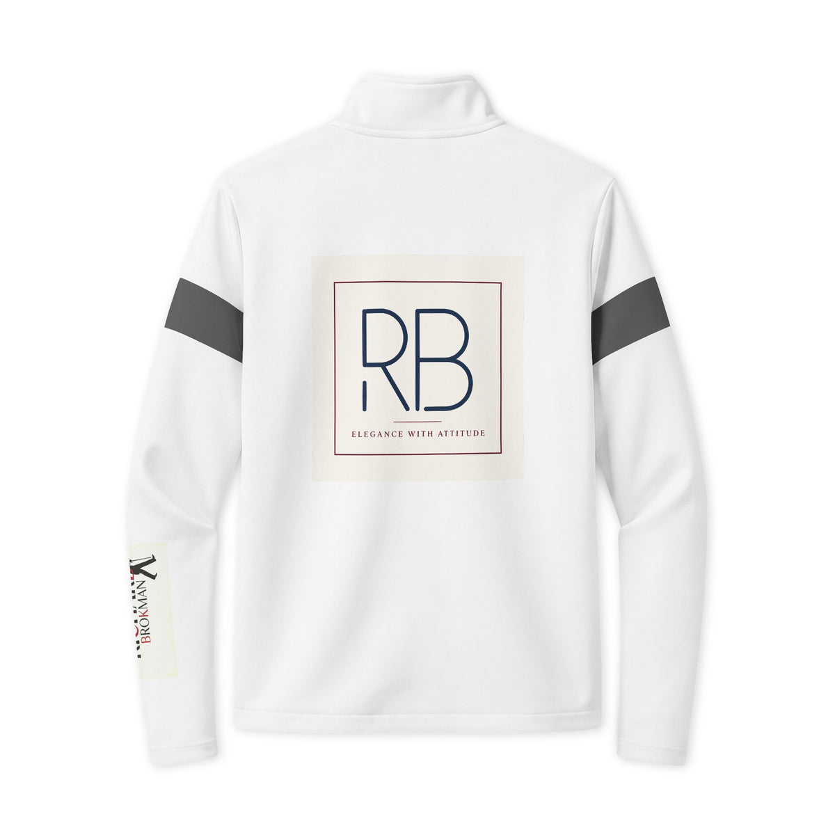 RB Monogram Track Jacket | Full-Zip Tricot Travel Jacket | Richard Brokman